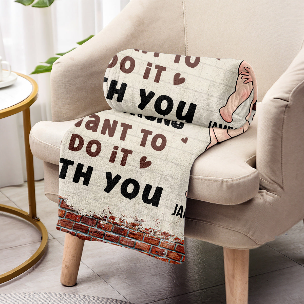 Partner In Crime - Personalized Couple Blanket