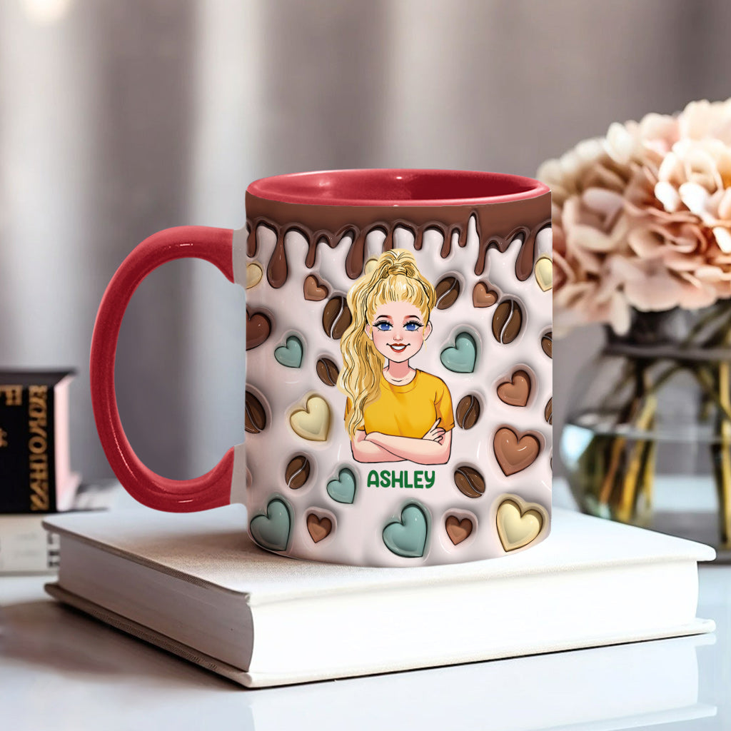 Mug personnalisé « Reine du café »