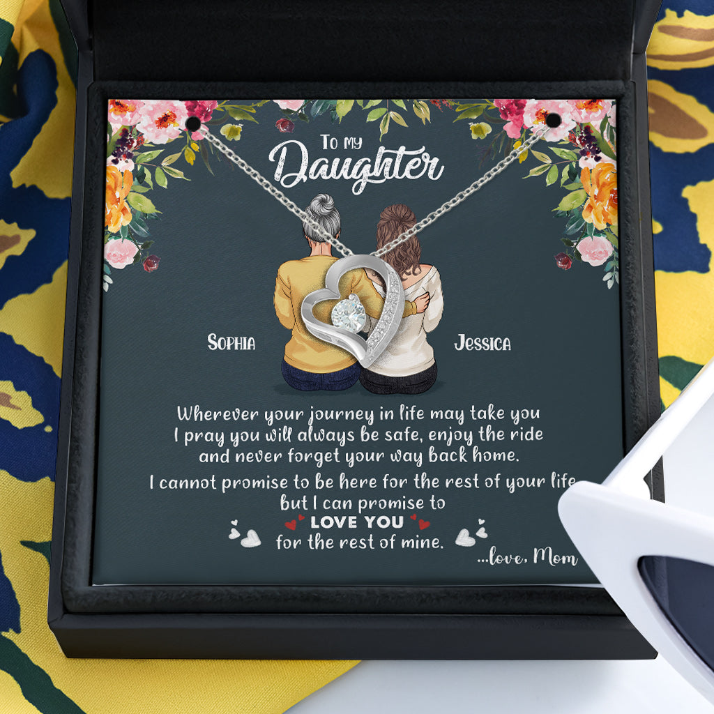 To My Daughter - Personalized Daughter Necklace