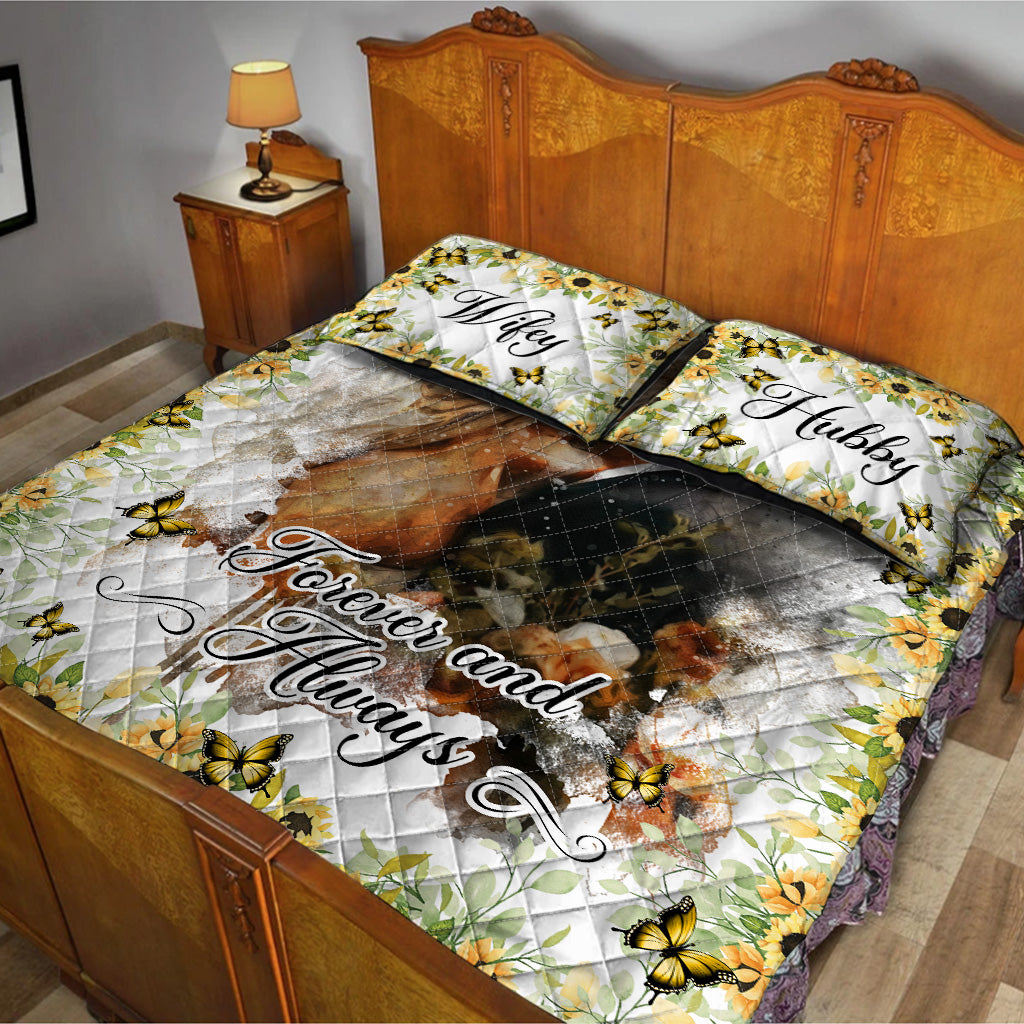 Forever & Always - Personalized Couple Quilt Set