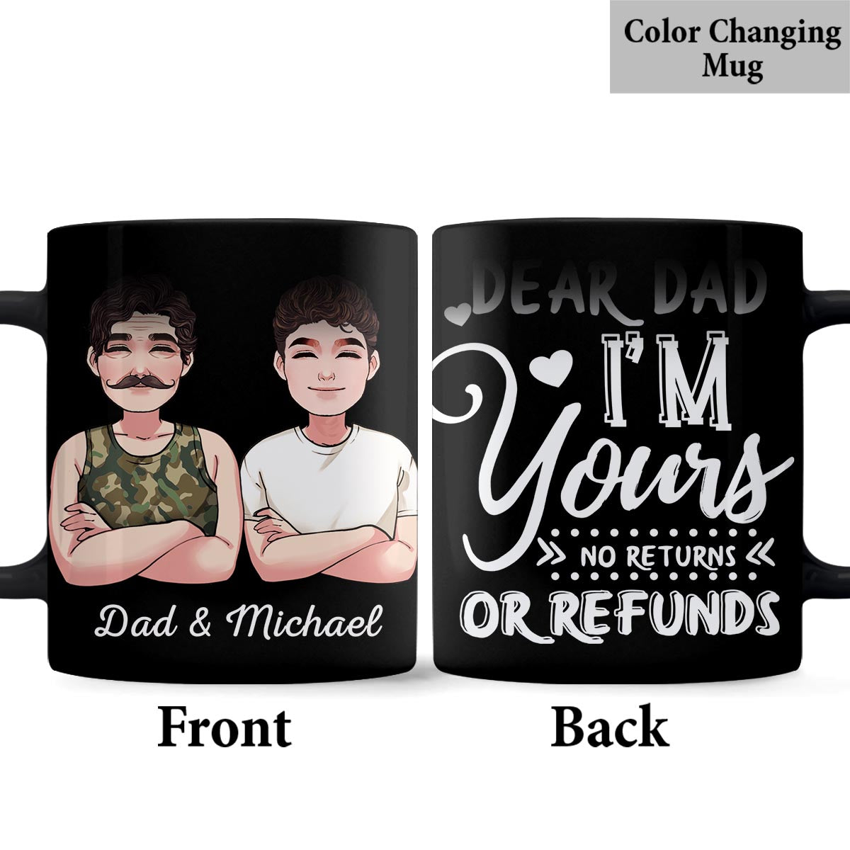 Dear Mom Dear Dad I'm Yours - Gift for mom, dad - Personalized Mug