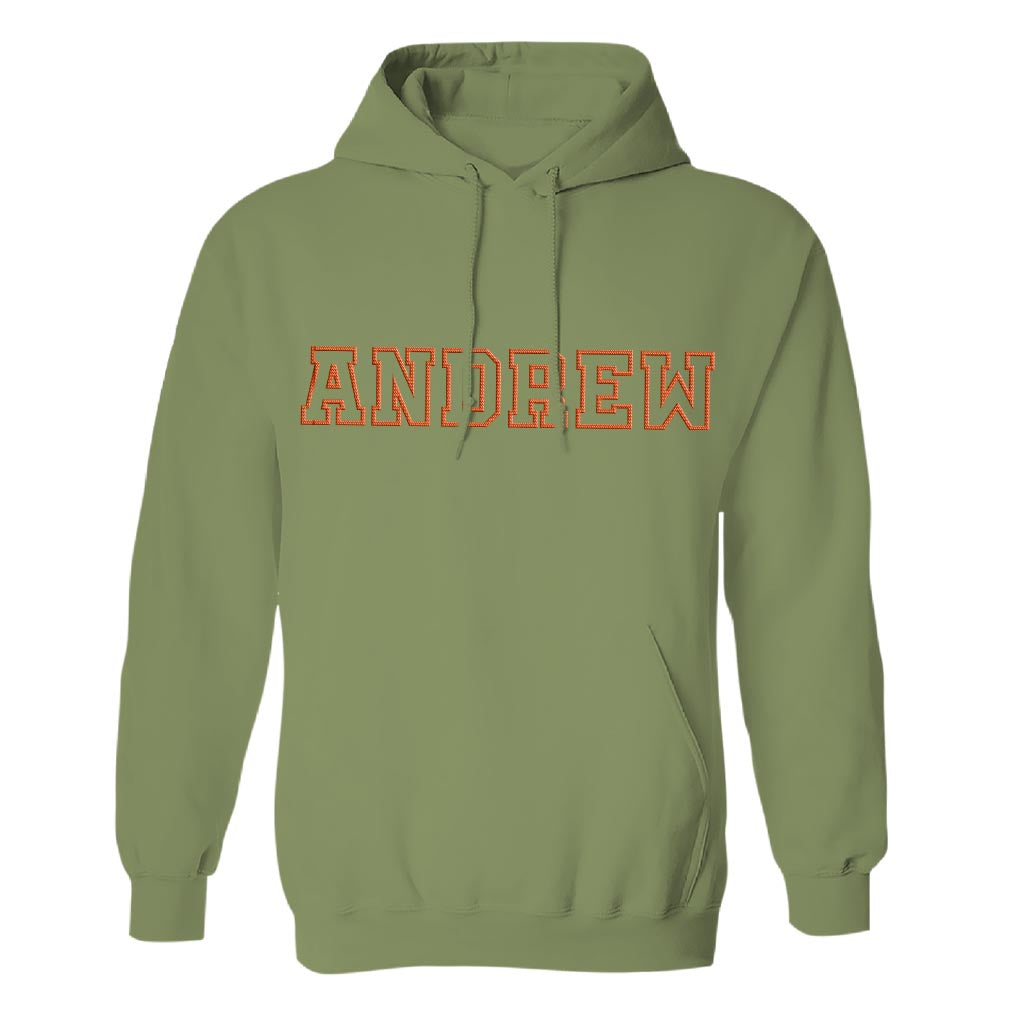 Personalisierter Onkel-Hoodie mit Stickerei – Individueller Name