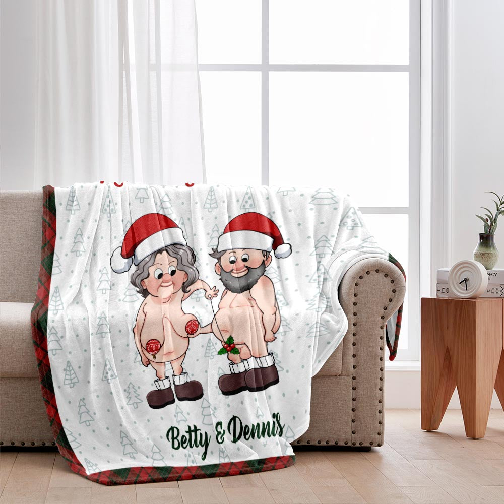 I’m Growing Old With You - gift for husband, wife - Personalized Blanket