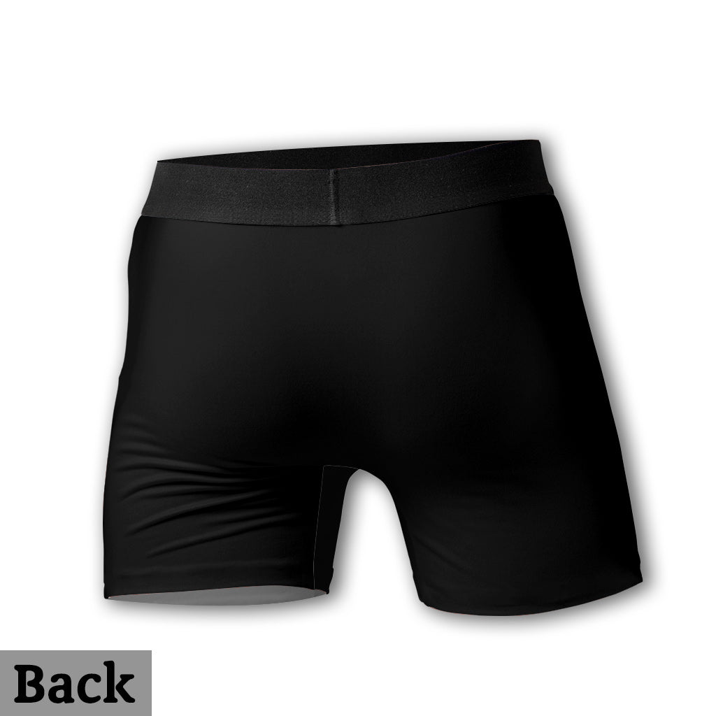 I Love You This Much - Personalized Couple Men Boxer Briefs