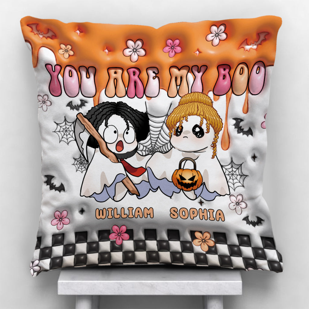 You Are My Boo - Personalized Couple Throw Pillow