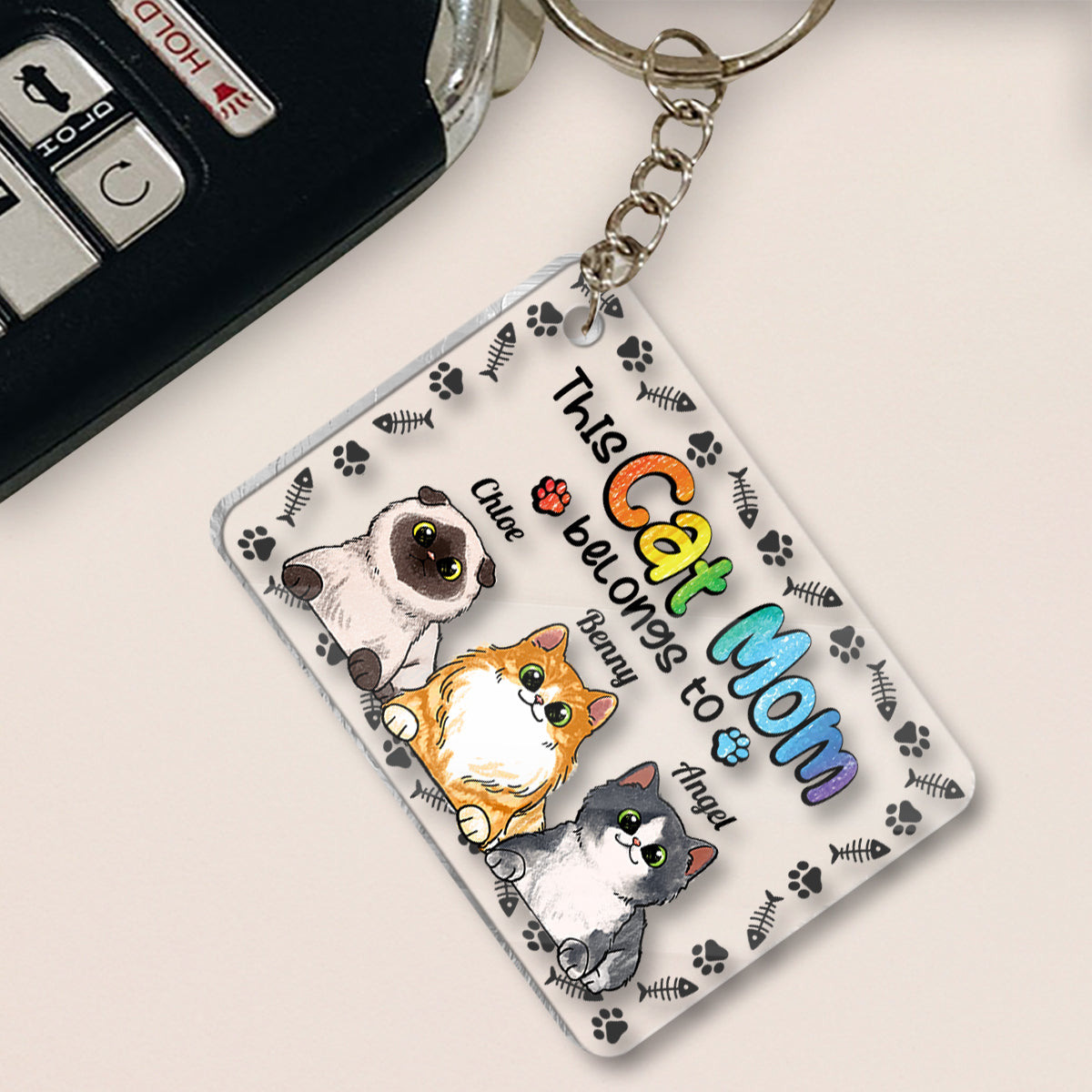 Dogs Cats Lovers - Personalized Dog Keychain
