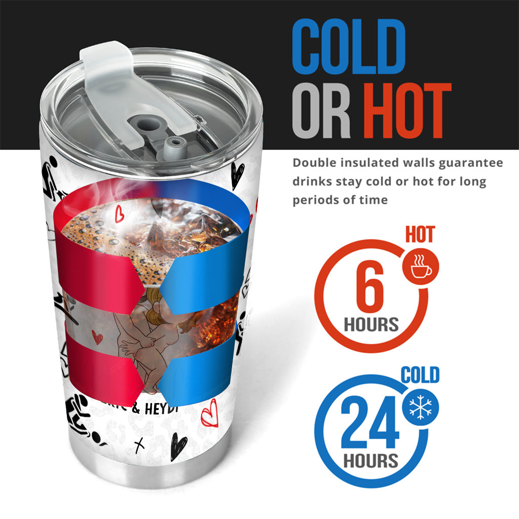 The Best Decision - Personalized Couple Tumbler