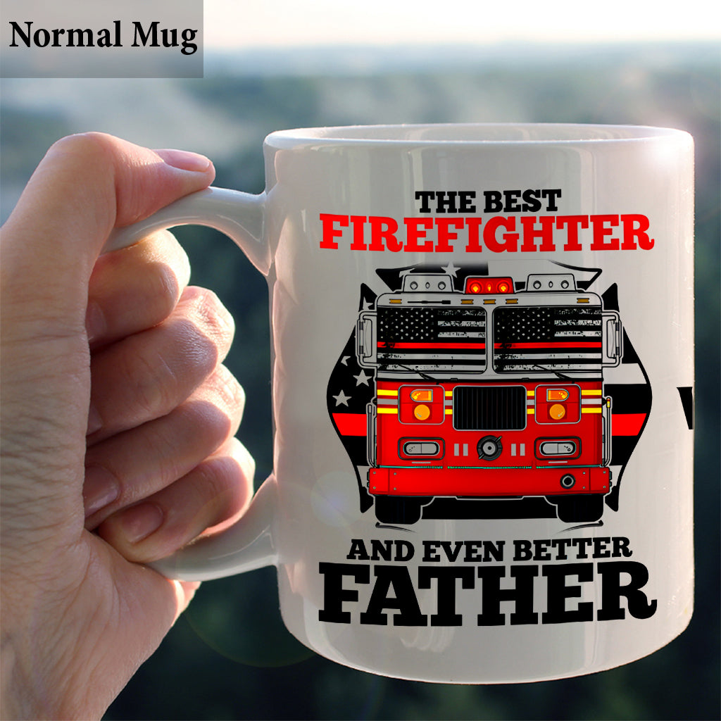 The Best Firefighter - Personalized Firefighter Mug