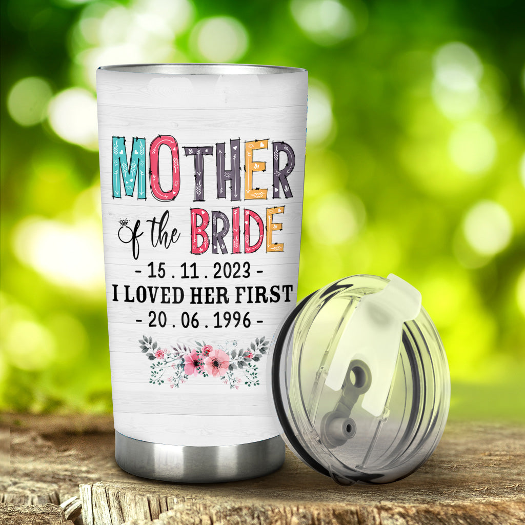 Mother Of The Bride - Personalized Mother Tumbler