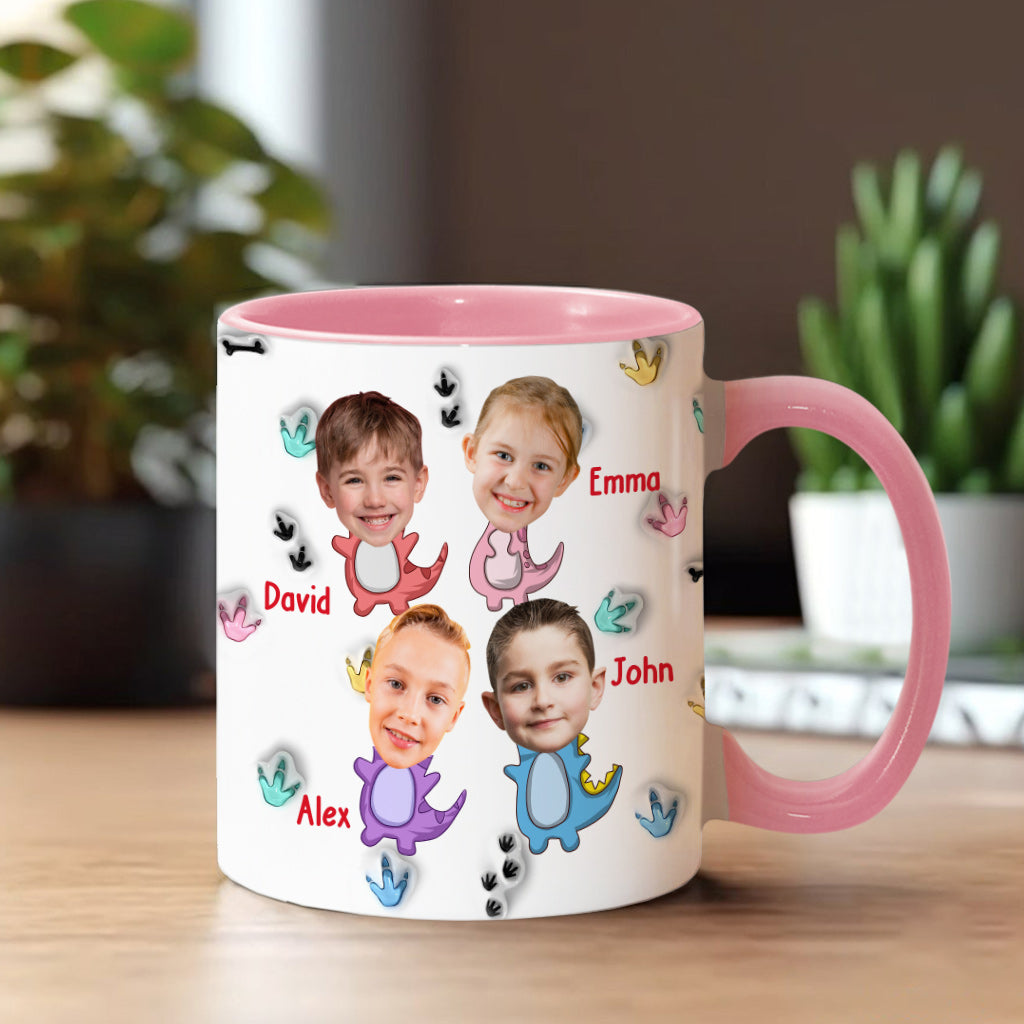 Don't Mess With Mamasaurus Jurasskicked - Personalized Mother Accent Mug