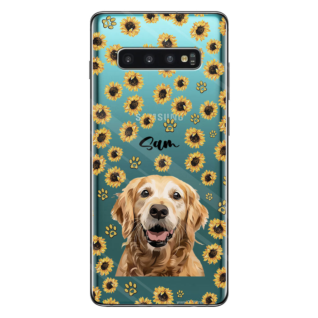 You Are My Sunshine - Personalized Dog Clear Phone Case