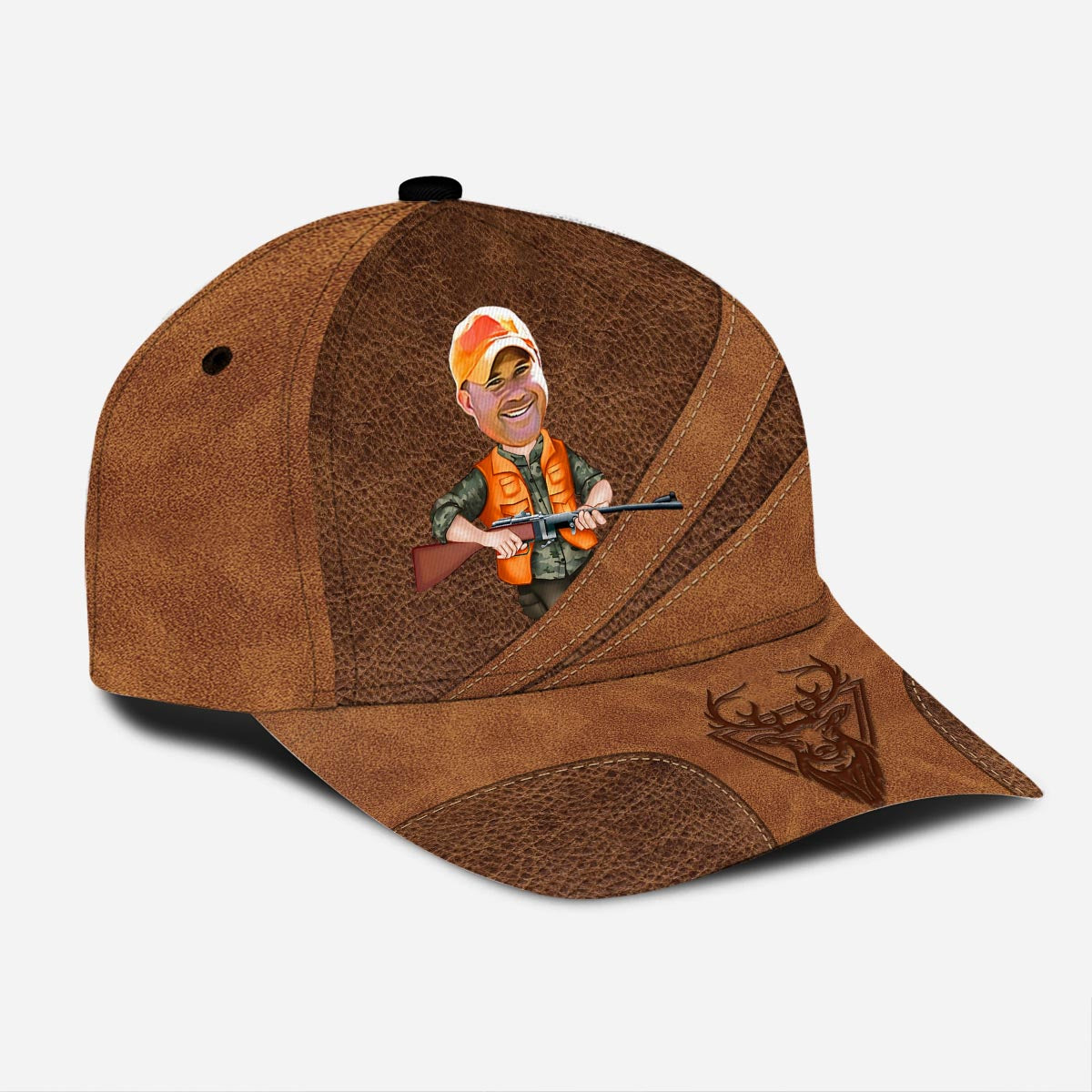Photo Inserted Funny Hunting - Personalized Hunting Classic Cap