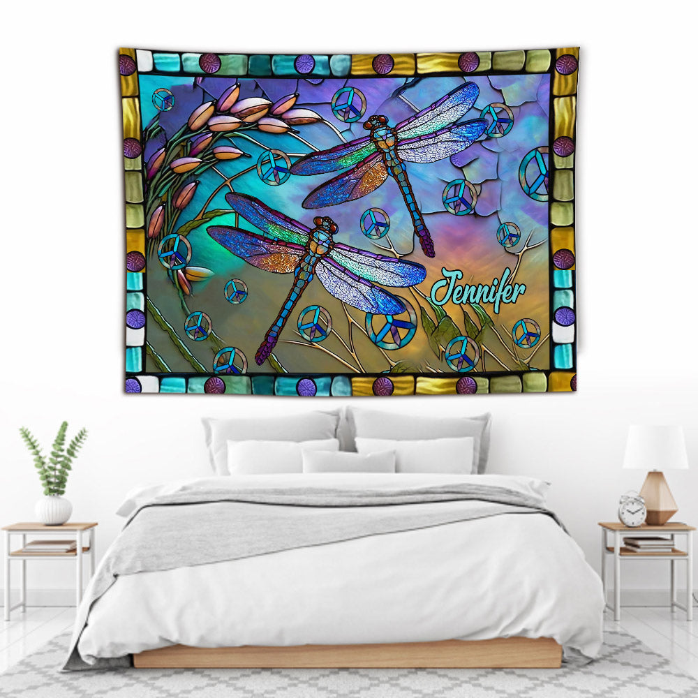 Hippie Soul - Personalized Hippie Wall Tapestry