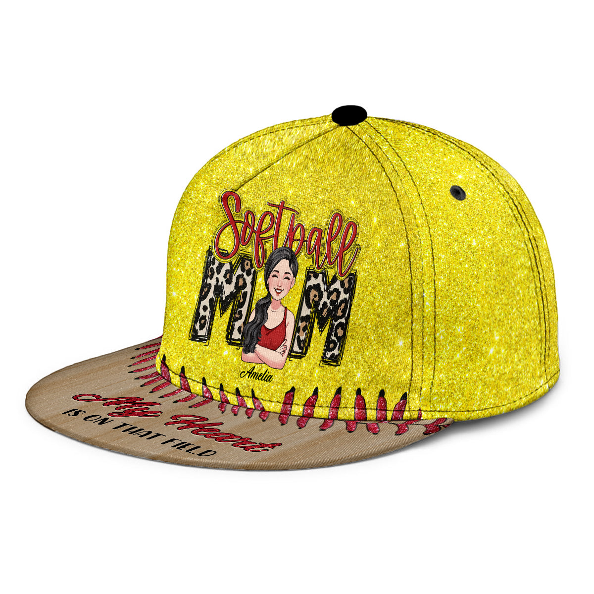 Love Softball - Personalized Softball Snapback