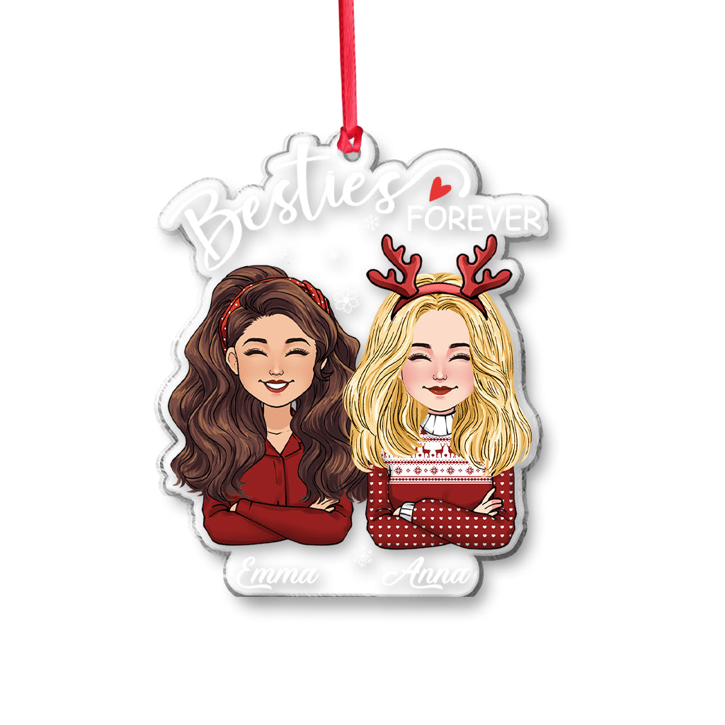 Bestie Forever - Personalized Bestie Ornament