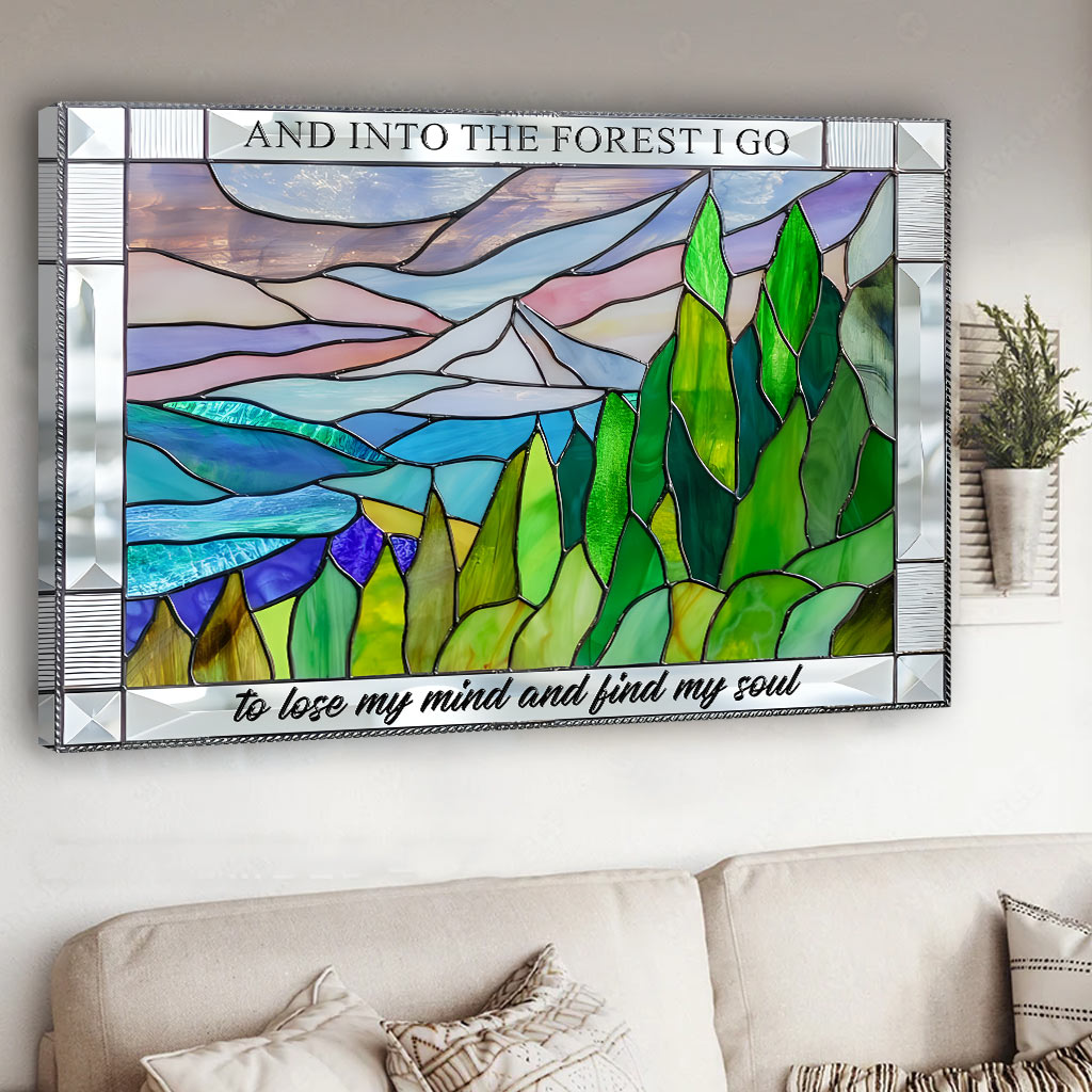 And Into The Forest I Go Hiking Canvas And Poster