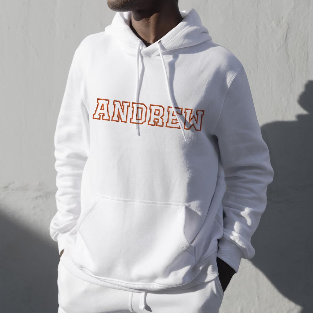 Sweat à capuche brodé personnalisé avec nom - Petit-fils