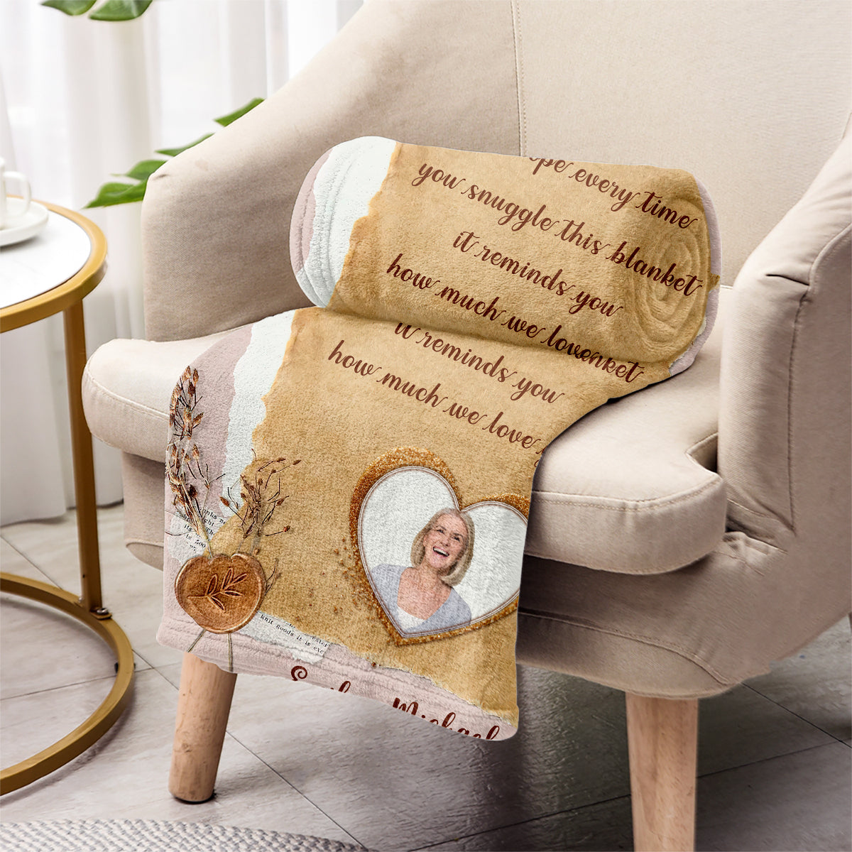 Grandma Mama - Gift for grandma, mom, dad, grandpa, aunt, uncle, sister, brother, husband, wife, friend - Personalized Blanket