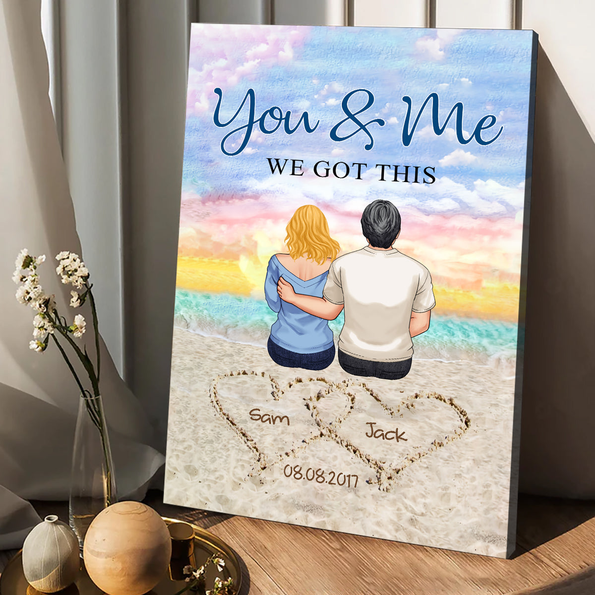 You & Me We Got This - Personalized Couple Canvas And Poster