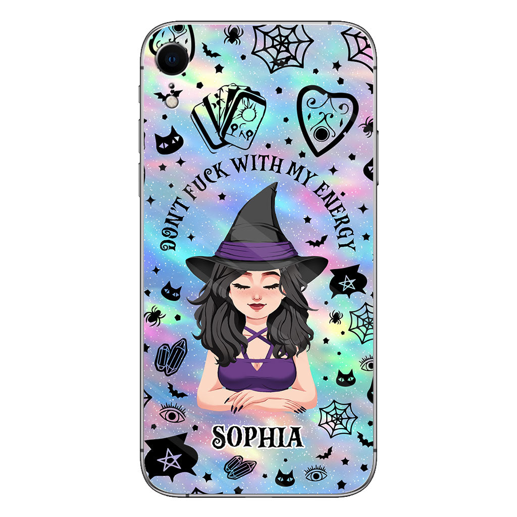 Don't F With My Energy - Personalized Witch Phone Case