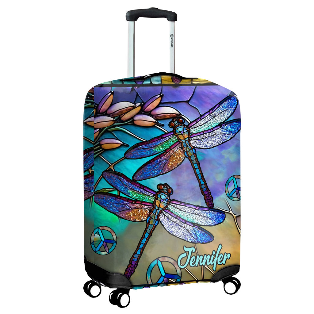 Hippie Soul - Personalized Hippie Luggage Cover