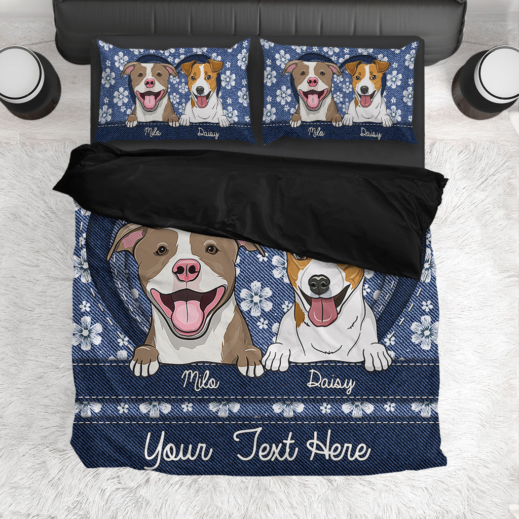 Dog Lovers - Personalized Dog Bedding Set
