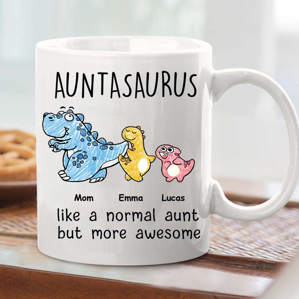 Auntasaurus - Mug personnalisé pour tante