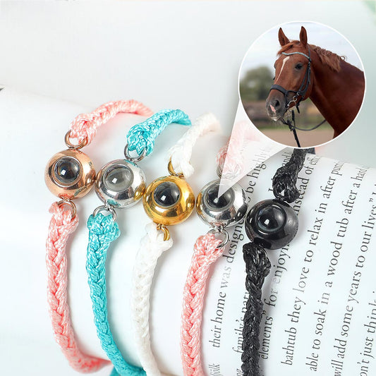 I Love My Horse - Personalized Horse Projection Bracelet