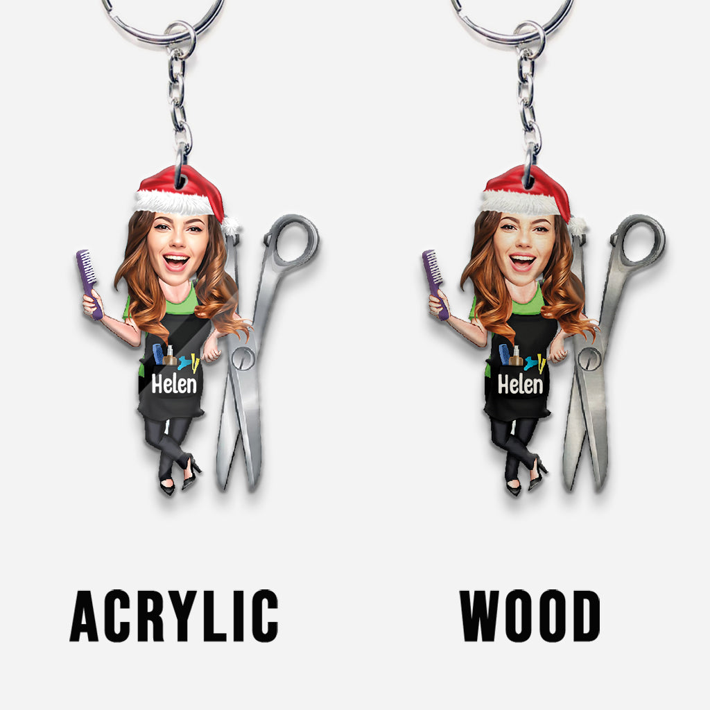 Hair Hustler - Personalized Hairdresser Keychain