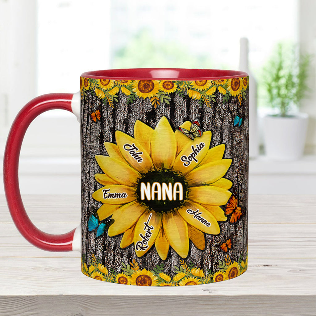 Nana's Garden - Personalisierte Tasse mit Oma-Motiv