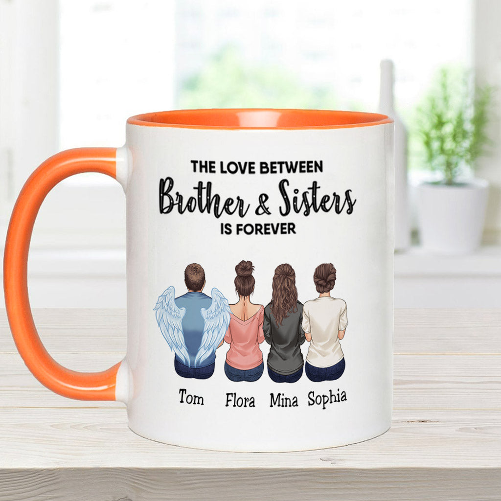 Family Is Forever - Personalized Family Accent Mug