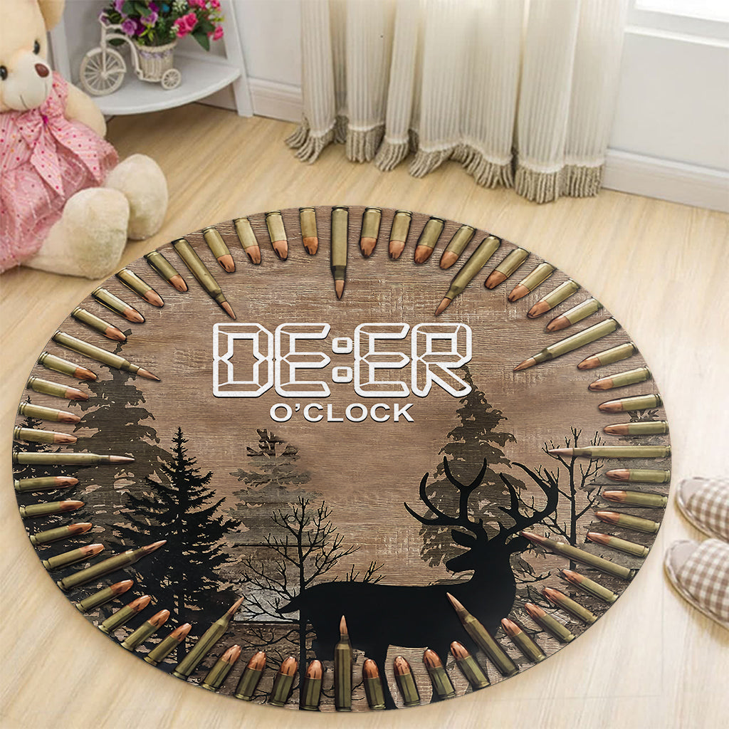 Deer O'Clock - Jagd-Rundteppich