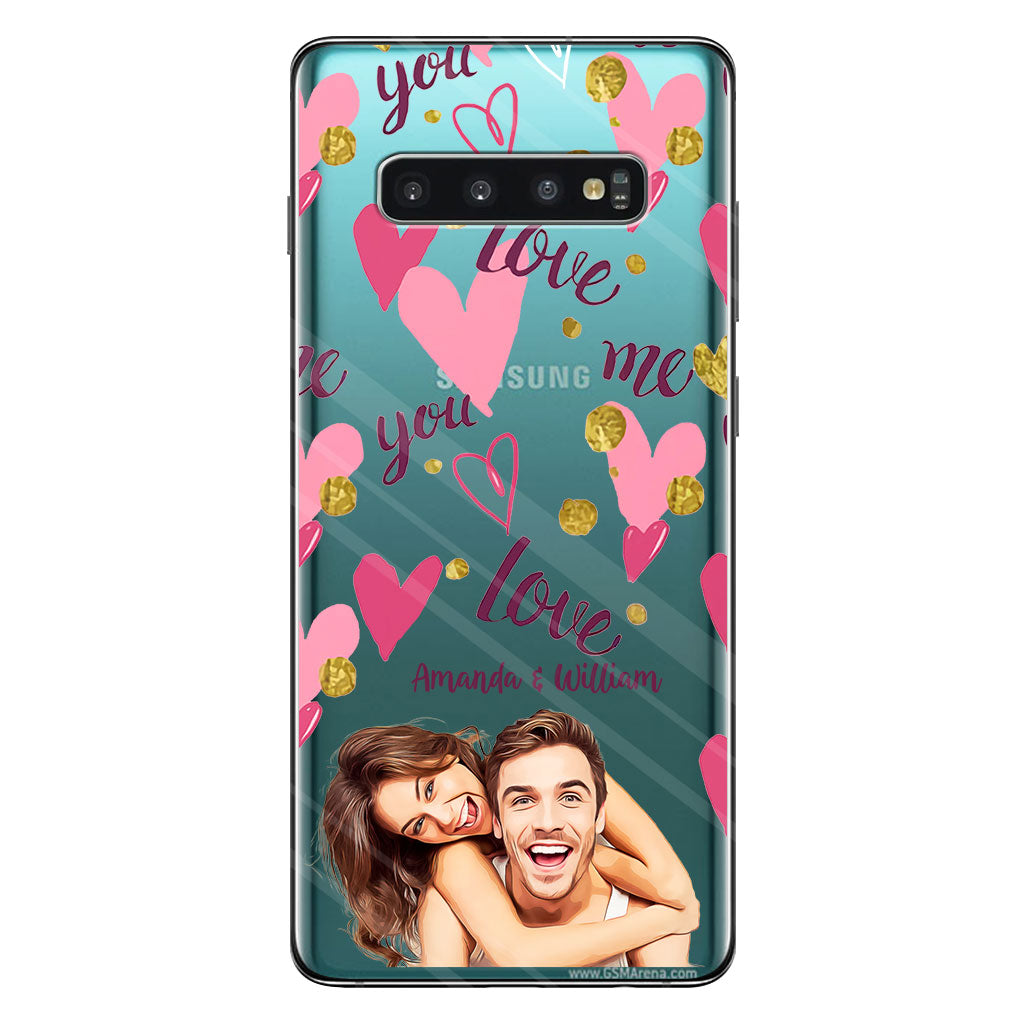 I'm Yours - Personalized Couple Clear Phone Case