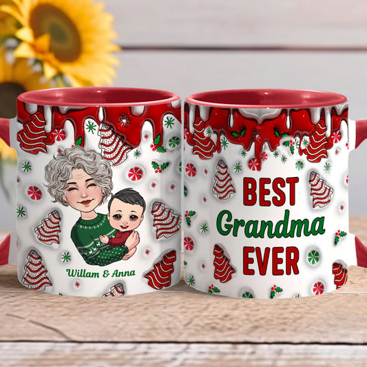 Beste Oma der Welt – Geschenk für Oma – Personalisierte Tasse mit Akzent