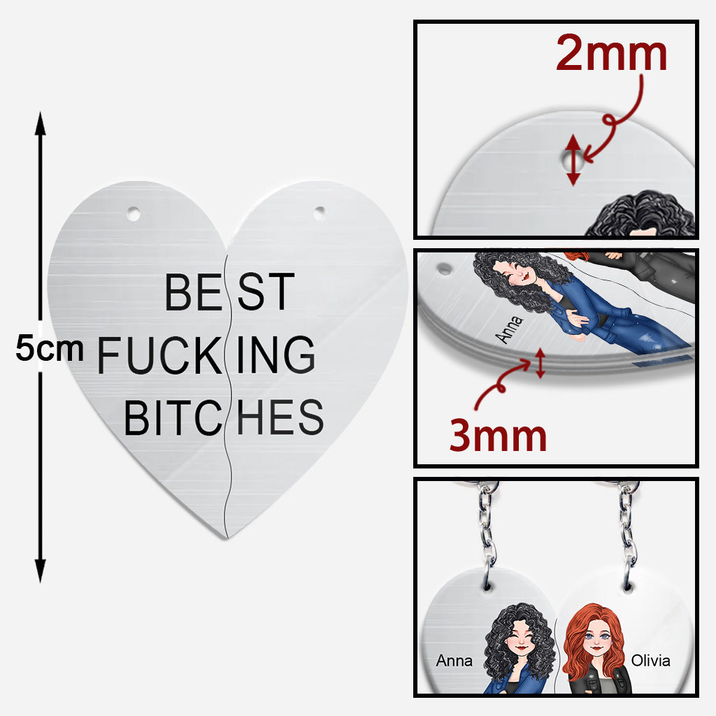 Funny Keychain For Best Friends - Gift for friend - Personalized Keychain