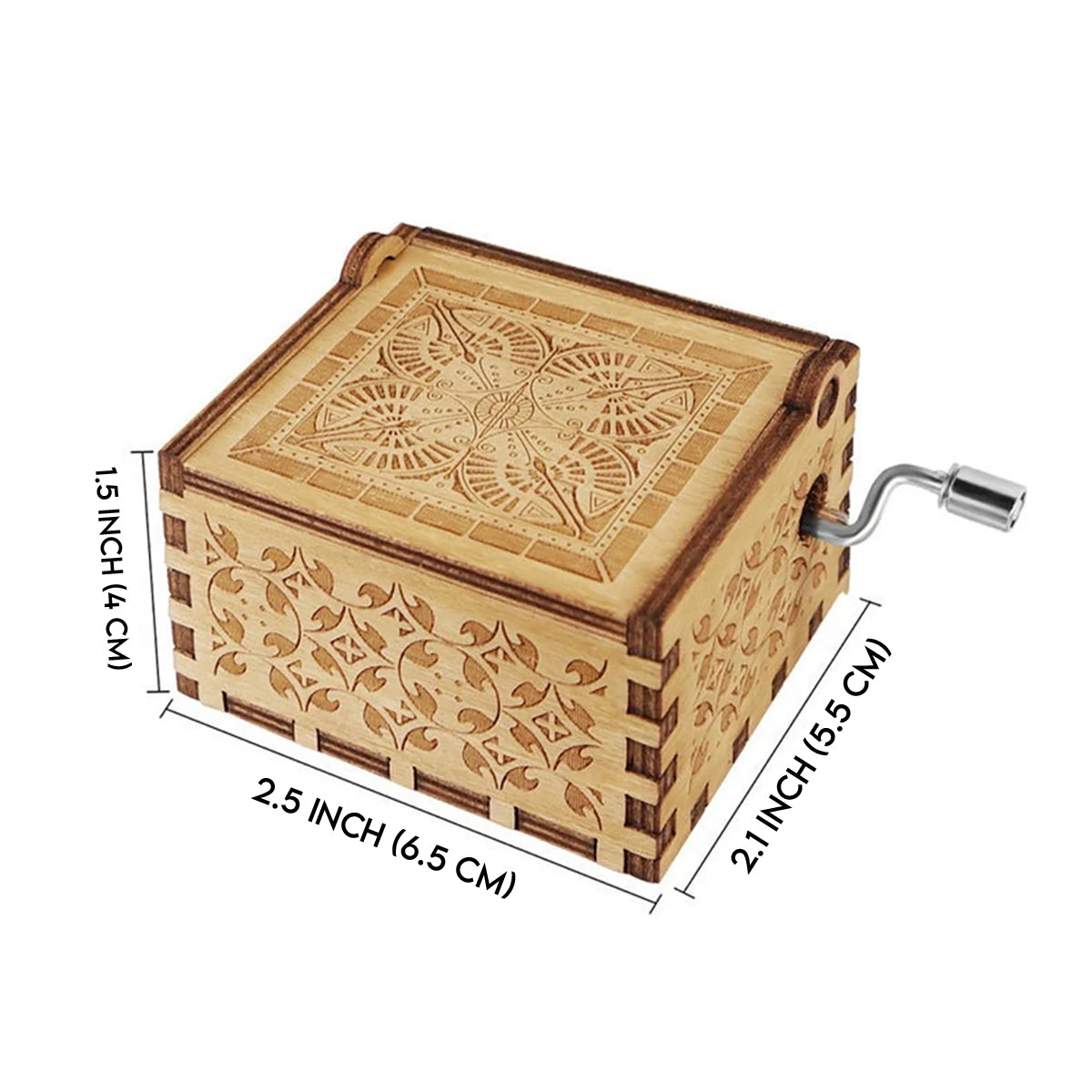 You Are My Sunshine - Gift for mom, grandma - Personalized Hand Crank Music Box