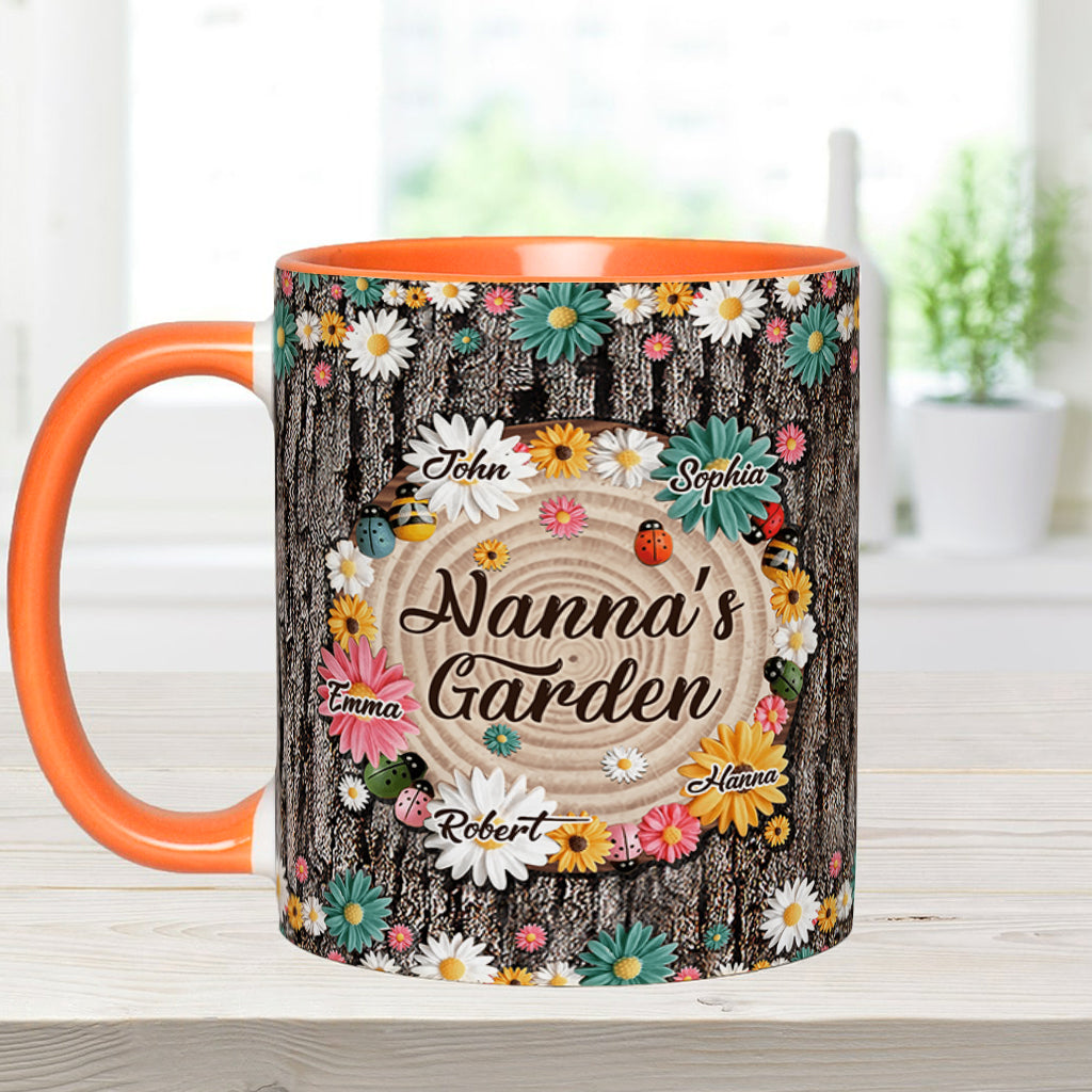 Nana's Garden - Personalisierte Tasse mit Oma-Motiv