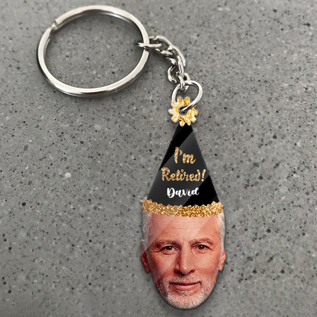 The Legend Has Retired! - Personalized Retired Keychain