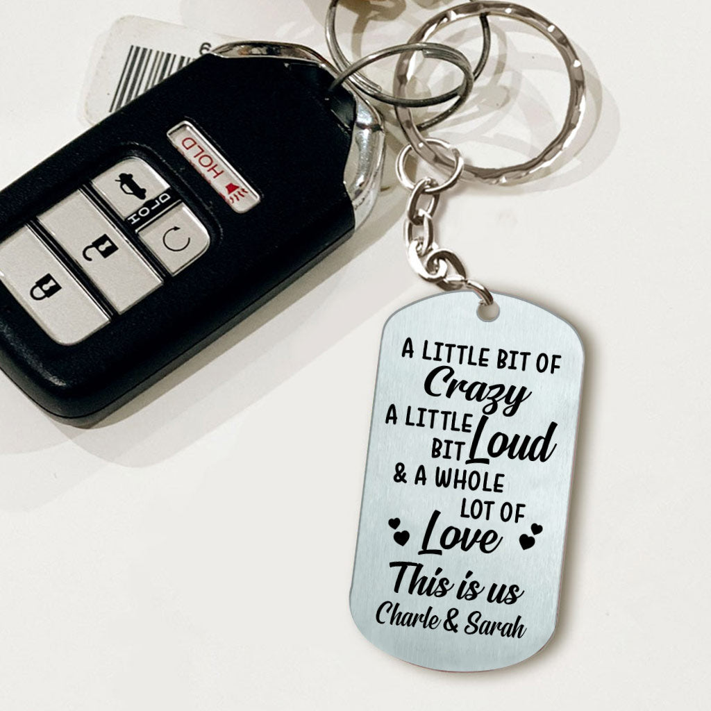 I'm Yours - Couple gift for husband, boyfriend, wife, girlfriend - Personalized Stainless Steel Keychain