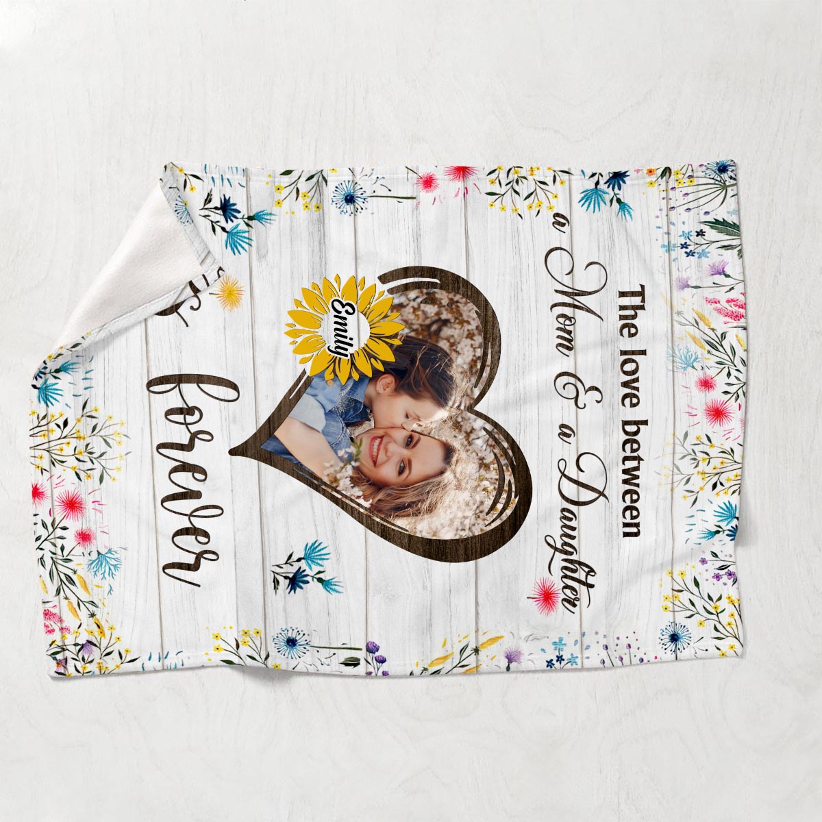 If We Had A Flower - Personalized Mother Blanket