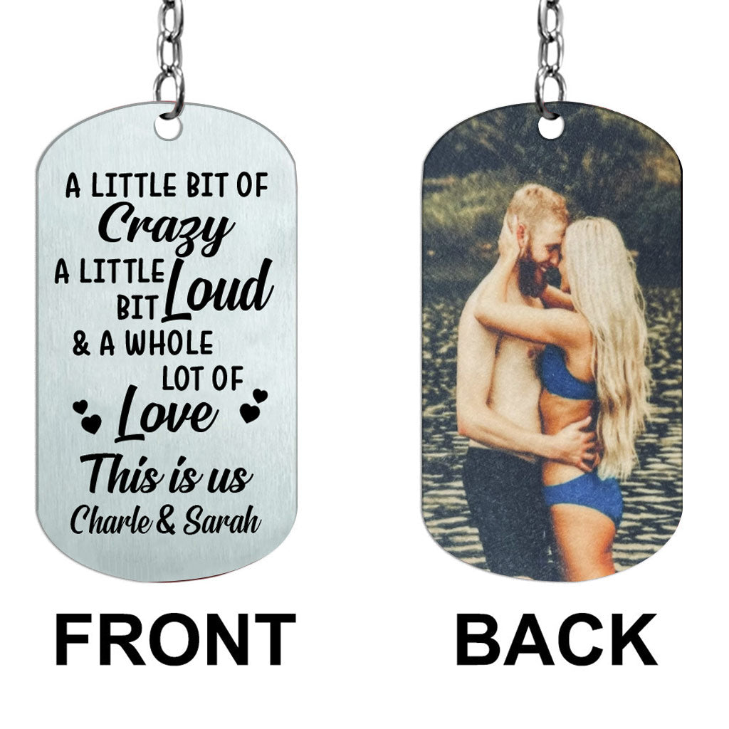 I'm Yours - Couple gift for husband, boyfriend, wife, girlfriend - Personalized Stainless Steel Keychain
