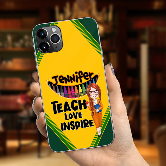 Teach Love Inspire - Personalized Teacher Phone Case