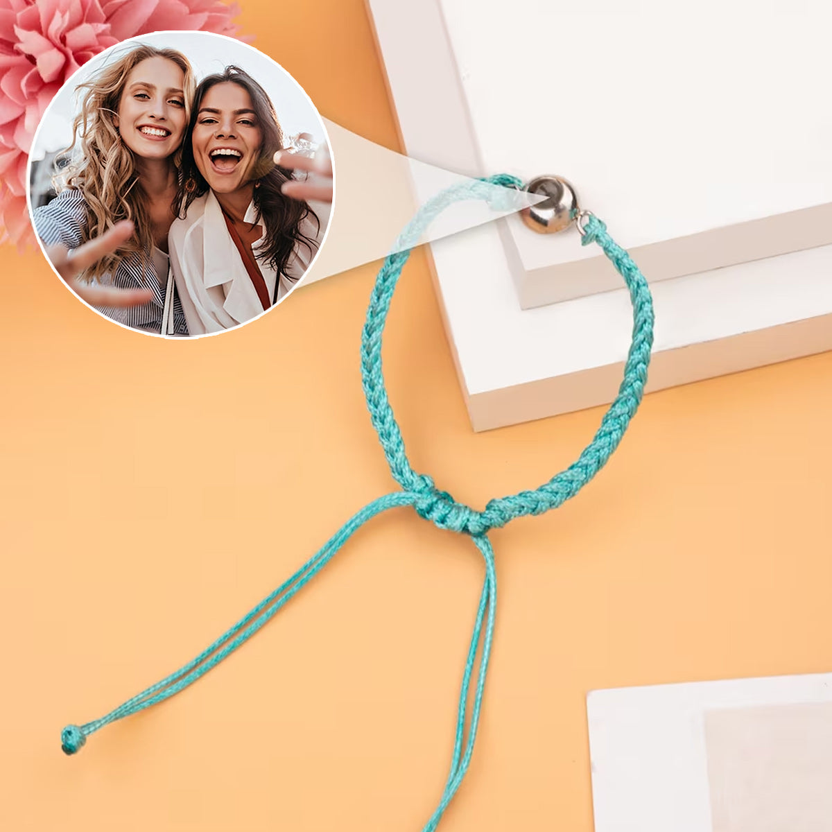 Bestie Forever - Gift for friend - Personalized Projection Bracelet