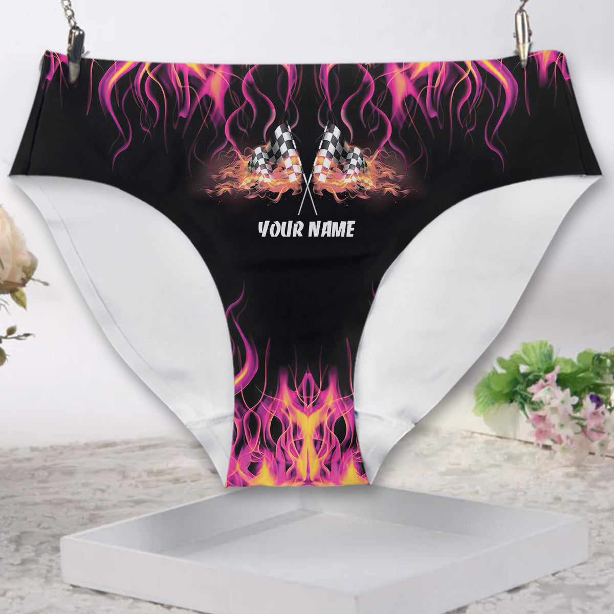 Fancy Like The Dirt Track - Personalized Racing Women's Briefs