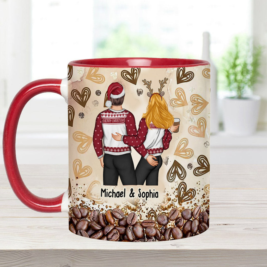 My Wife Is Hotter Than This Coffee - Personalized Couple Accent Mug