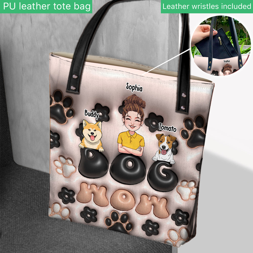 Dog Mom - Personalized Dog Tote Bag