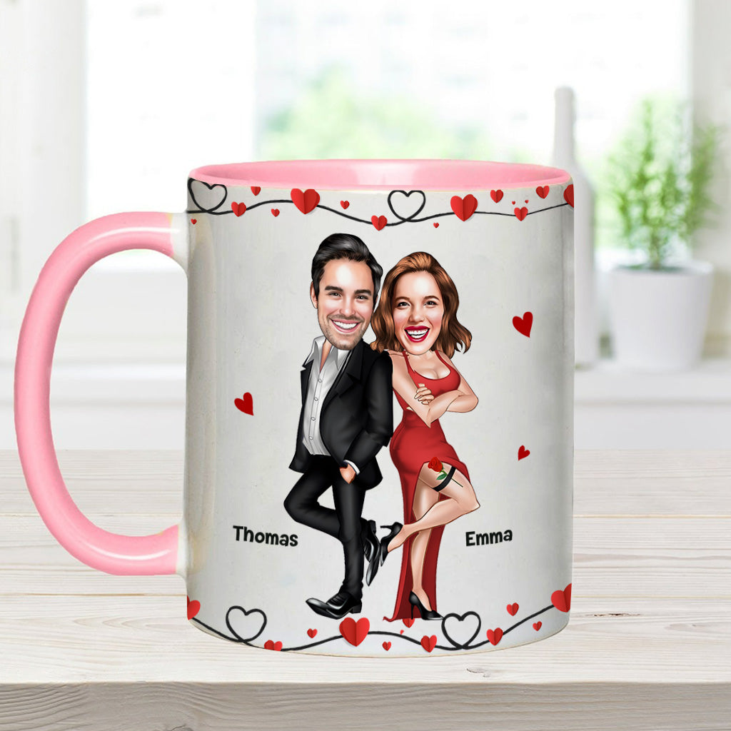 Congrats On Being My Husband - Personalized Couple Accent Mug