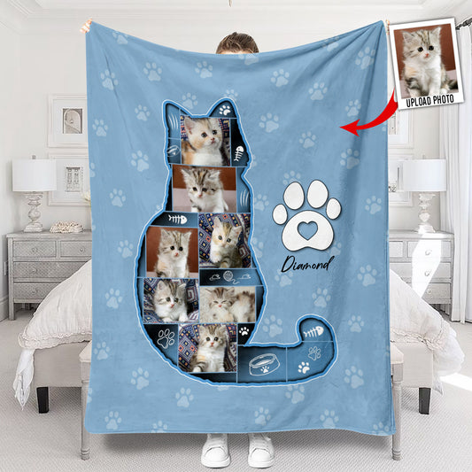 Couverture personnalisée pour chat - Amoureux des chats