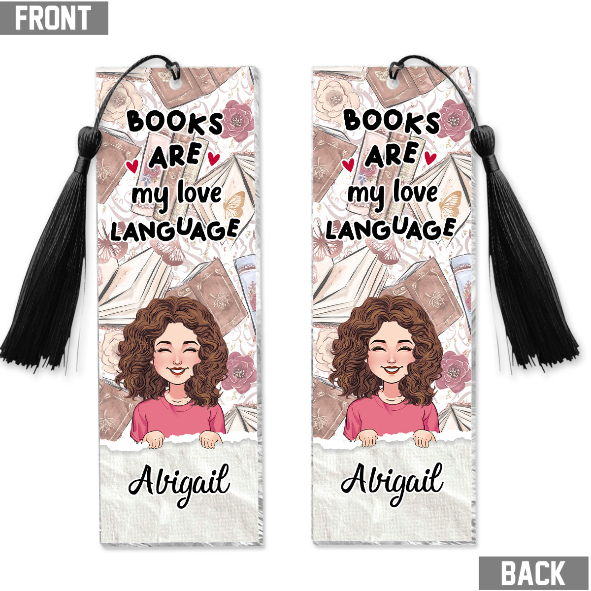 Booktrover - Personalized Book Bookmark (Printed On Both Sides)