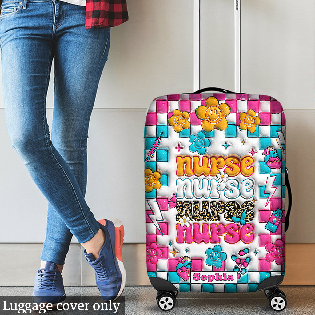 Nurse Life - Nurse gift for mom, her, wife, girlfriend, friend - Personalized Luggage Cover